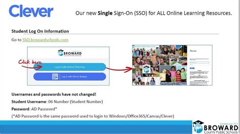 Sso.browardschools.com clever - Log in with Clever Badges. District admin log in | Parent/guardian log in. Sign in help | Recover your account